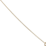 Collier doré labradorite ovale avec boules dorées 42 cm