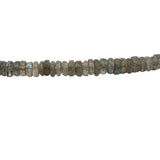Gold necklace with stone and chains
