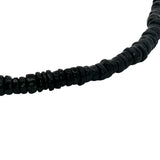 Gold necklace with stone and chains