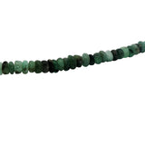 Gold necklace with stone and chains