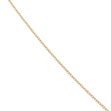 Collier doré petite médaille avec éclair et "amour" 42 cm