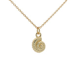 Collier doré escargot 42 cm