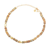 Beige shell anklet