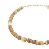 Beige shell anklet