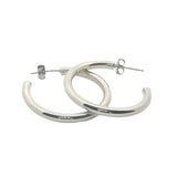 925 silver creoles 3mm