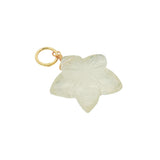 Charms doré étoile taillée dans du quartz citron
