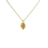 Collier doré médaille signe astrologique Gémeaux 42 cm