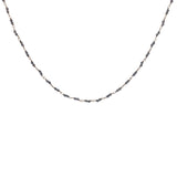 Collier doré avec duo iolite 75 cm