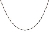 Collier doré avec duo oeil de tigre 75 cm