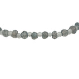 Bracelet doré alternance de labradorite et pierre de lune
