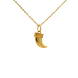 Collier doré corne d'abondance