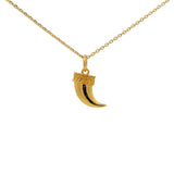Collier doré corne d'abondance