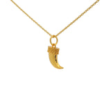 Collier doré corne d'abondance