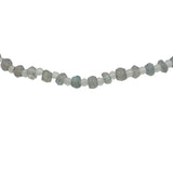 Chaine de cheville dorée pierre de lune et labradorite