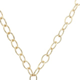 Collier doré porte du Taj Mahal avec prehnite 60 cm