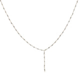 Collier doré base chapelet chaine rosary labradorite 46 cm