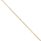 Gold necklace with pearl encrusted with stones