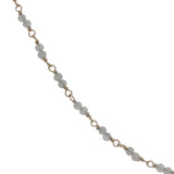Collier doré avec duo labradorite 38 cm