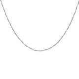 Collier doré avec duo prehnite 38 cm