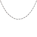 Collier doré avec duo iolite 38 cm
