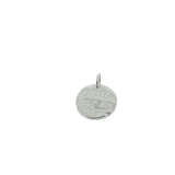 Charms argent 925 médaille "you are my lucky" avec étoiles