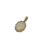 Charms doré Johri Bazaar quartz citron et fil doré