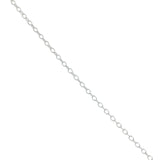 925 silver necklace with star of David and zircons pendant