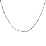 Collier doré alternance de labradorite et pierre de lune 42 cm
