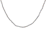 Collier doré perles de culture et lapis lazuli 42 cm