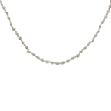 Collier doré perles de culture et quartz rose 42 cm