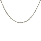 Collier doré perles de culture et labradorite 42 cm