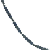 Collier doré mix lapis lazulis et onyx noire 42 cm