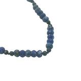 Collier doré mix lapis lazulis et onyx noire 42 cm
