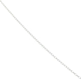 925 silver necklace with faceted natural stone not set