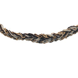 GM braided cord and chain bracelets