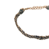GM braided cord and chain bracelets