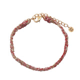 GM braided cord and chain bracelets