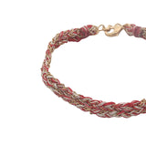 GM braided cord and chain bracelets