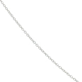 925 silver clover and zircon necklace