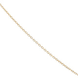 Golden necklace with stone pendant and golden balls