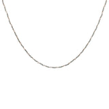 Collier doré avec duo quartz rose 50 cm