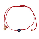 Red cord and eye bracelet