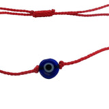 Red cord and eye bracelet