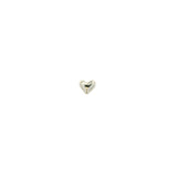 925 silver buckle with small domed heart