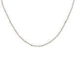 Collier doré mix quartz rose et tourmaline 60 cm