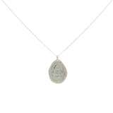 925 silver necklace and Indian divinity medal