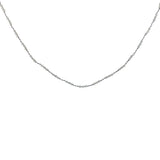 Collier doré avec labradorite et noeuds gris 42 cm