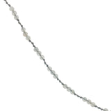 Collier doré avec labradorite et noeuds gris 42 cm
