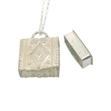 925 silver necklace and lucky box