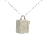 925 silver necklace and lucky box